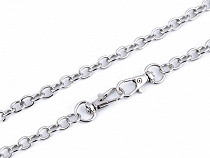 Bag / Purse Metal Chain with Lobster Clasp length 120 cm