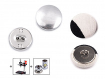 All Metal Self-Cover Button size 26