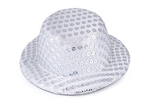 Mini kapelusz / baza do fascynatora z cekinami Ø13,5 cm