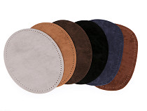 Suede Iron-on Patches with Perforation