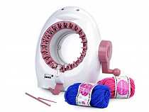 Machine à tricoter avec manivelle