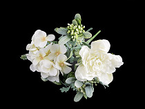 Bouquet de fleurs artificielles avec petite pivoine