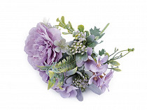 Bouquet de fleurs artificielles avec petite pivoine