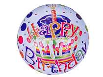 Nafukovací balónek velký Happy Birthday, smajlík