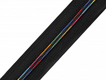 Continuous Rainbow Nylon Zipper No 5