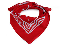 Bavlněný šátek s puntíky 55x55 cm