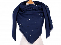 Velký šátek s perlami 120x120 cm