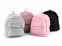 Artificial Fur Backpack 21x24 cm