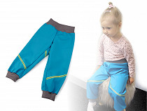 Dětské softshellové kalhoty s reflexním pruhem