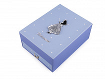 Boîte à bijoux Princesse, 8,5 x 14 x 18 cm