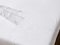 Alèse imperméable PVC avec finition tissu éponge, 180 x 200 cm
