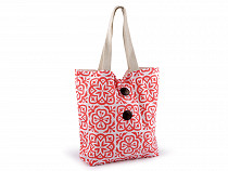Textile Tote Bag with fastening 40x45 cm