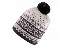 Children's winter hat with Norwegian pattern