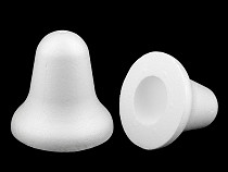 Styrofoam / Polystyrene 3D Bell 12.5x12x5 cm 