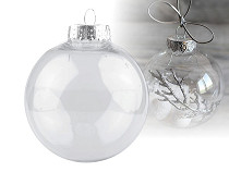 Glob transparent decorabil, Ø10 cm, cal a 2-a