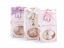 Festive Fragrance in Gift Box, Scented Clays - Angel, Rose, Lavender