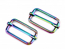 Adjustable Slide Buckle / Buckle Slider width 26 mm Rainbow