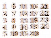 Numere calendar advent / 1-24