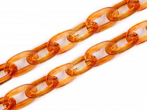 Plastic Chain for Decoration Clothes and Accessories width 21 mm