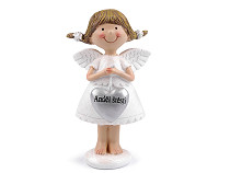 Decoration angel with an inscription