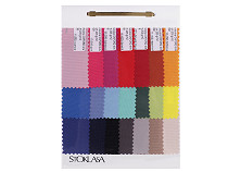 Karta kolorów tkanin - minky, tkanina bawełniana, dresówka, oxford, velvet, tiul, szyfon 