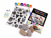 Creative kit for rock painting neon