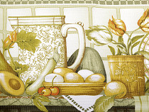 Cotton Fabric Piqué, Kitchen Theme