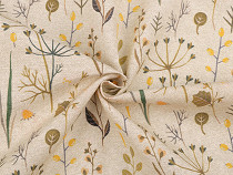 Tissu décoratif Loneta, Fleurs