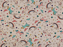 Decorative Fabric Loneta Unicorn