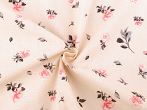 Cotton Fabric / Canvas - Flowers