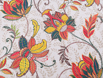Decorative Fabric Loneta Flowers
