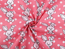 Cotton Fabric / Canvas Bunny