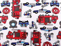 Cotton Fabric / Canvas Firefighters, Police