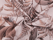 Cotton Jersey Fabric, Leaves
