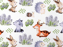 Cotton fabric / canvas, animals
