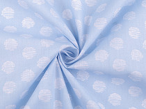 Cotton fabric / canvas polka dots