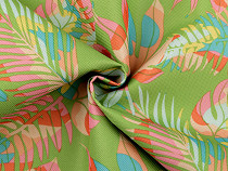 Stroller Fabric 600D Monstera Leaves with PVC finish