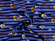 Cotton knit, licensed fabric, Mickey Mouse