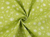 Cotton fabric / canvas dandelion