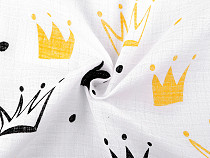 Cotton cloth / muslin fabric, crown