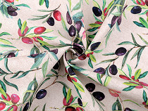 Tkanina dekoracyjna Loneta oliwki