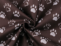 Outdoor Fabric 600D for Strollers, PVC coated, Paws