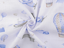 Cotton Muslin Cheesecloth Fabric, Hot Air Balloon, Airplane
