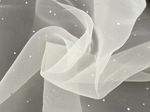Organza with Hologram Stars