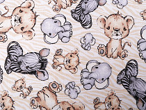 Cotton Muslin Cheesecloth Fabric, Animals