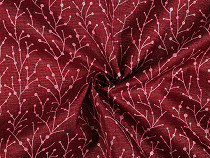 Decorative imitation jute fabric, Christmas
