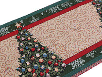 Christmas Tapestry Type Fabric, Christmas Tree