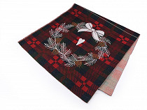 Ready to Sew! PreCut Pillow Kit Tapestry Type 50x50 cm Christmas Wreath
