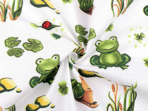 Cotton Fabric / Canvas Frog
