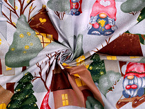 Christmas Cotton Fabric / Canvas, Elf